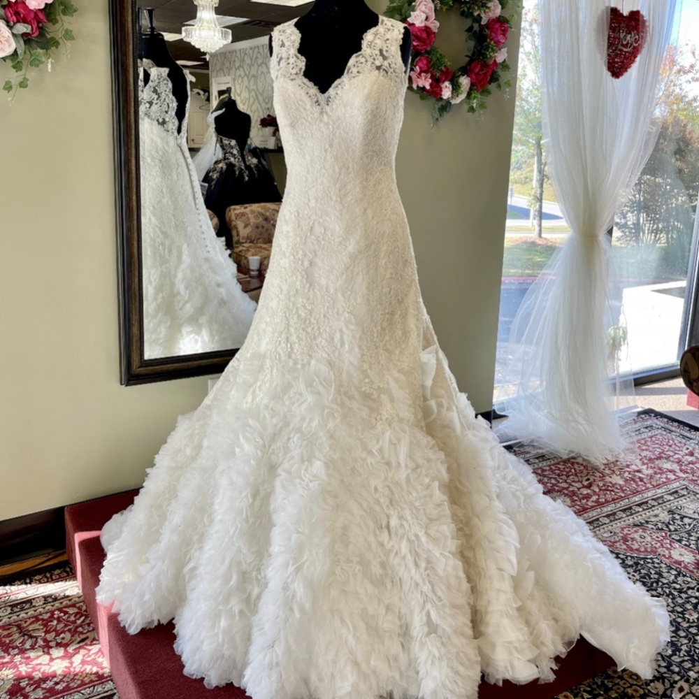 Designer Size 10 Allure Bridal’s Wedding Gown On Sale